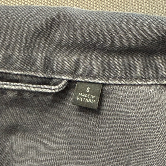 Uniqlo Utility Jacket Chore Coat Canvas Field Gray Men’s Women’s Unisex Small - Picture 4 of 9